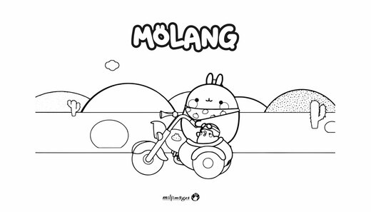 Molang kolorowanka [2]