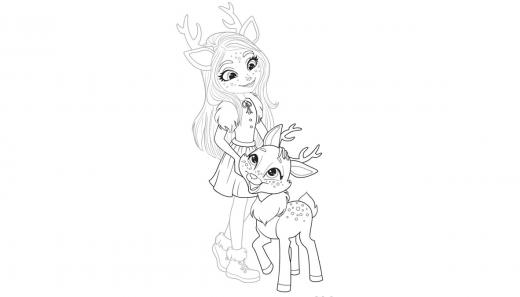 kolorowanka Enchantimals