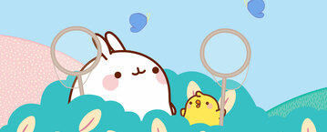 Molang  - puzzle - gra dla dzieci