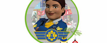 Zimowa odznaka - Strażak Sam 14