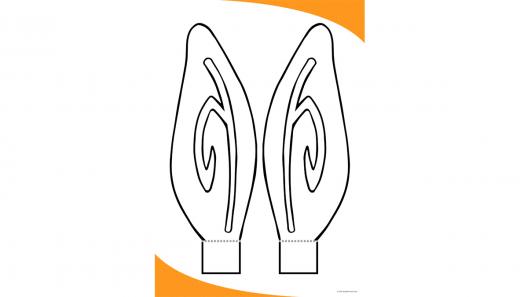 Bing - Uszy - wycinanka 