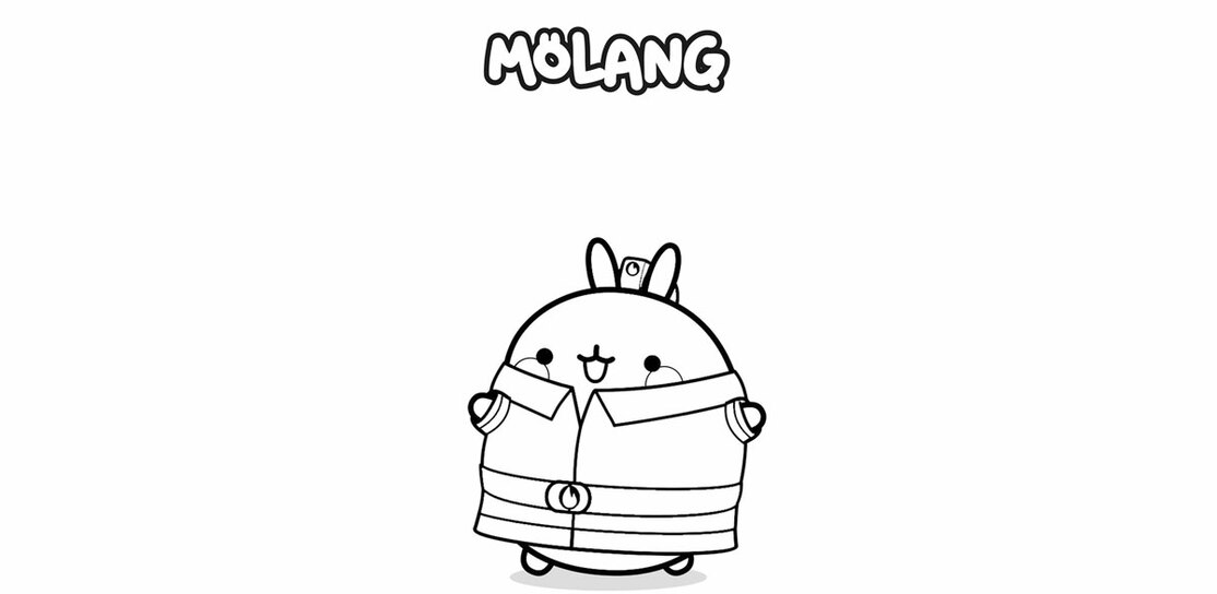 Molang kolorowanka [8]