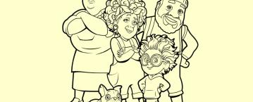 eKolorowanka Staś i fajna babcia