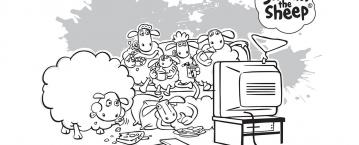 Kolorowanka Baranek Shaun