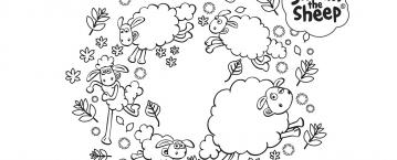 Kolorowanka Baranek Shaun