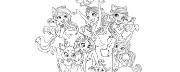 kolorowanka Enchantimals