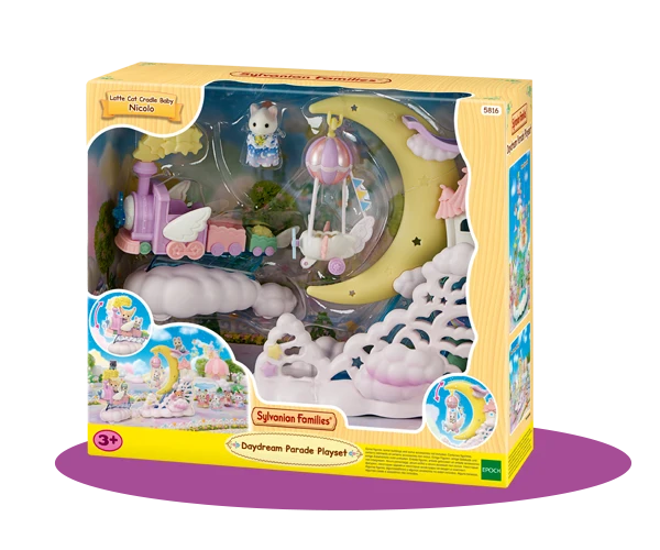 zestaw Sylvanian Families Latający pojazd kwiatowych wróżek